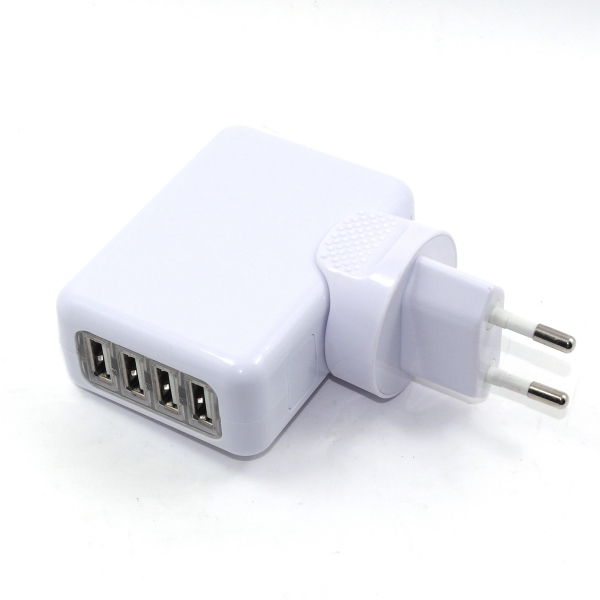 KRE-0503100,5V 3.1A 15.5W EU 4USB port charger