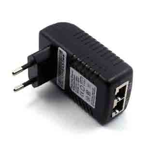 KRE-2401250,24V 1.25A 30W EU POE adapter, 24VDC 1.25A POE injector