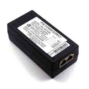 24VDC 1.25A POE injector, Gigabit POE adaptor