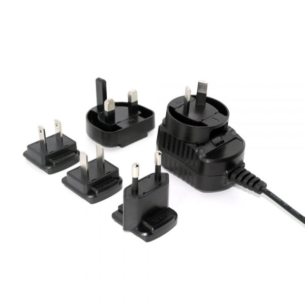 KRE-0501000,Interchangeable switching adaptor, 5V 1A 5W CB CE GS UL FCC EMC ROHS VI IEC/EN/UL60601-1