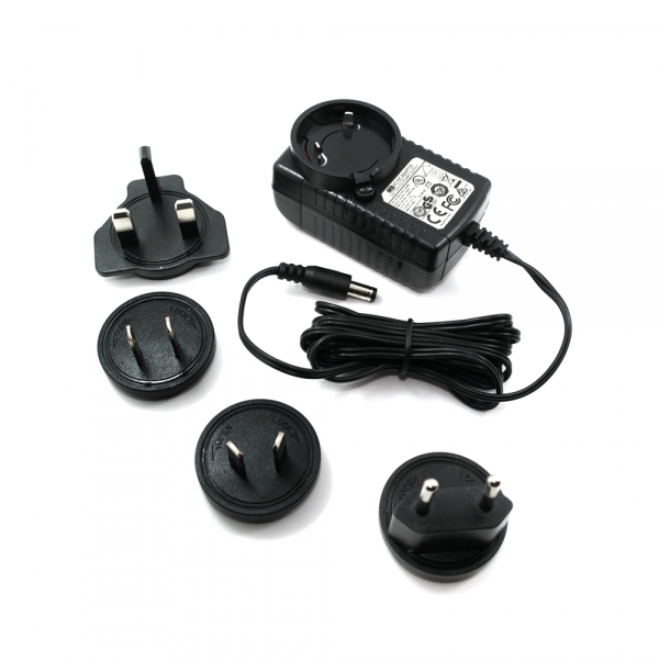 12V 2A 24W interchangeable switching power adapter
