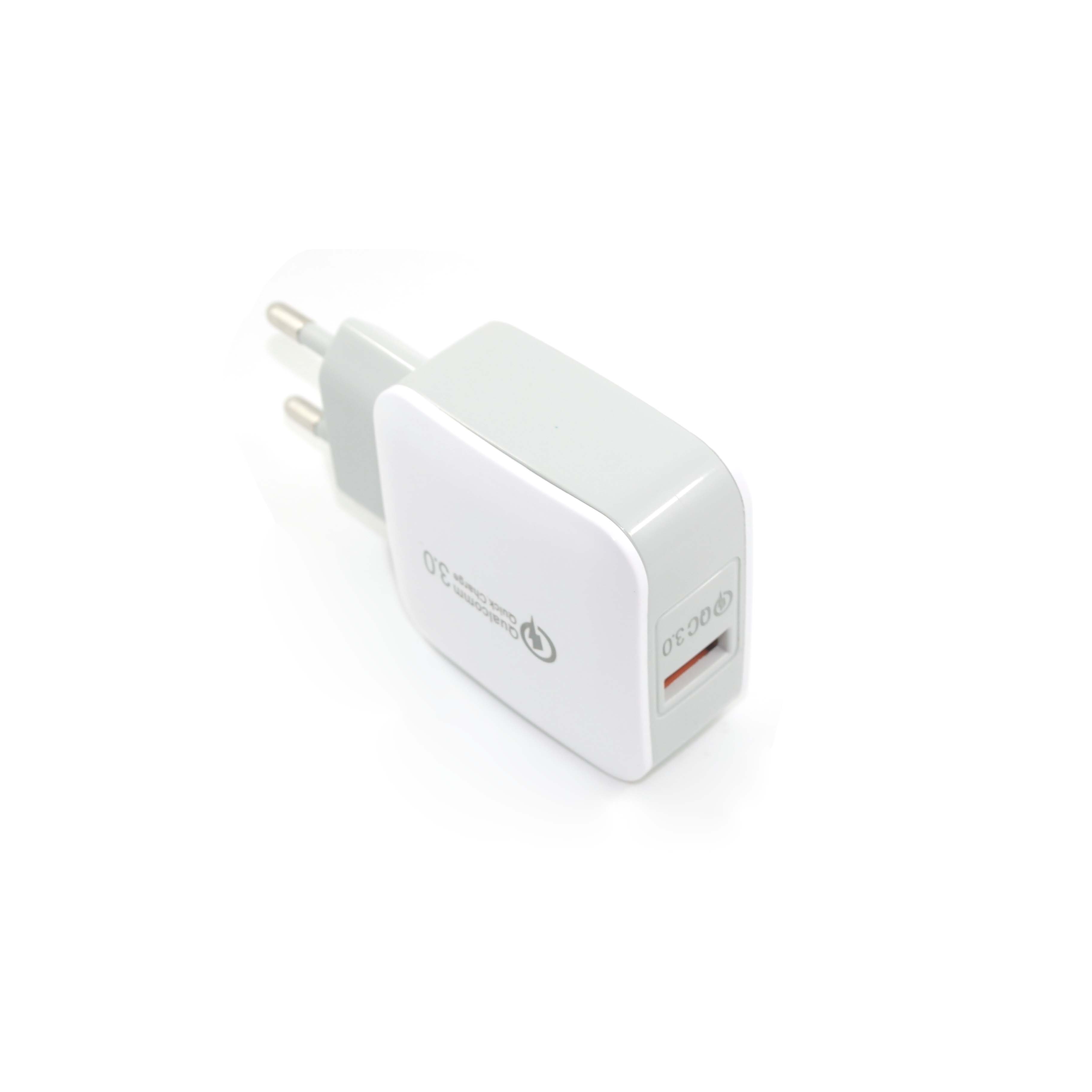 KRE-QC3.0EU,3.6-8V/12BV 2-3A 10.5W EU USB port charger