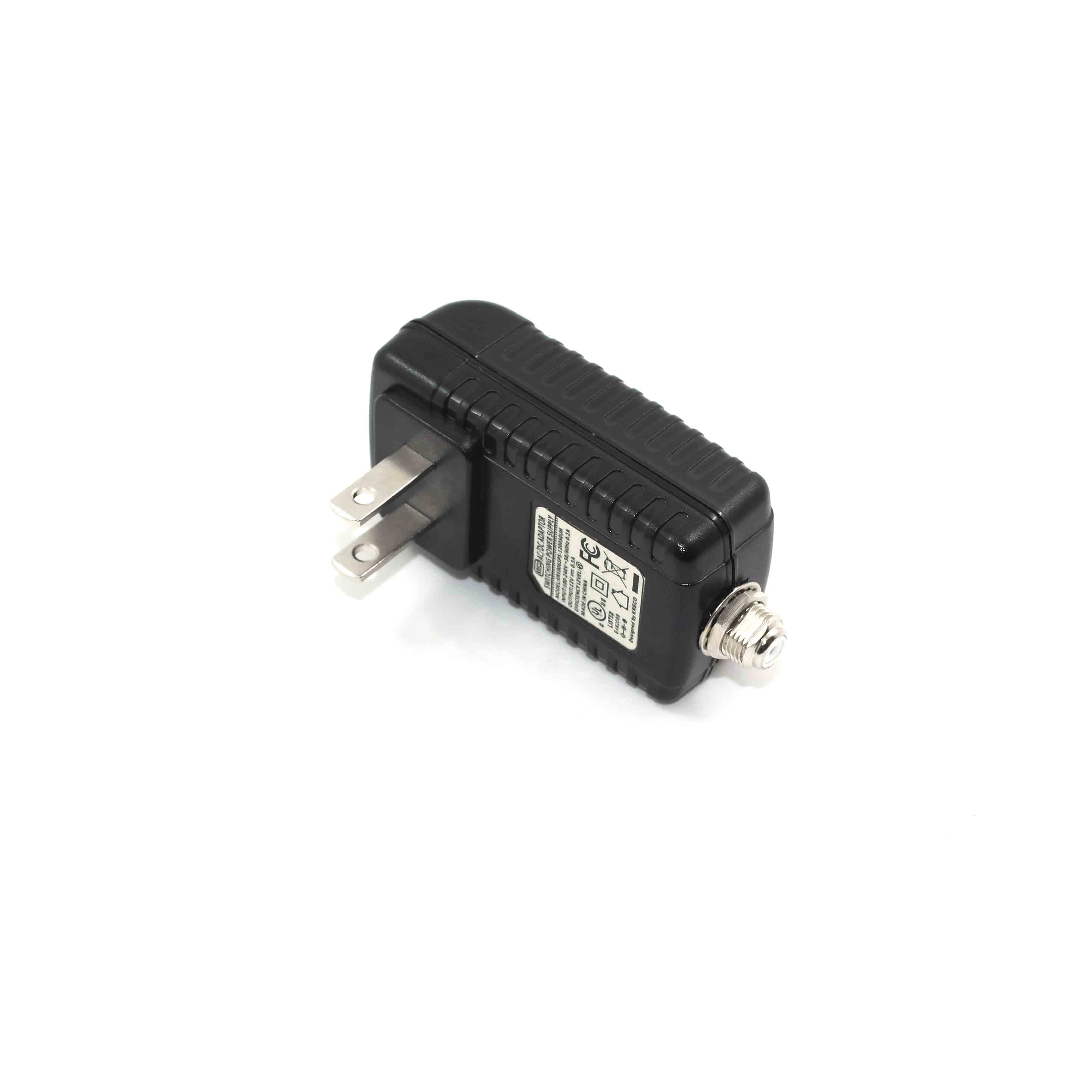 KRE-006SPS-120050Uf,12V 0.5A 6W UL switching power adaptor with F connector