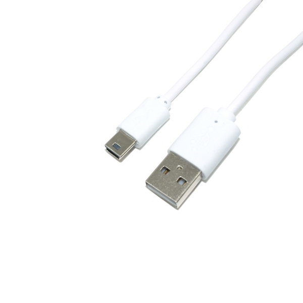 White miniUSB Data Cables 