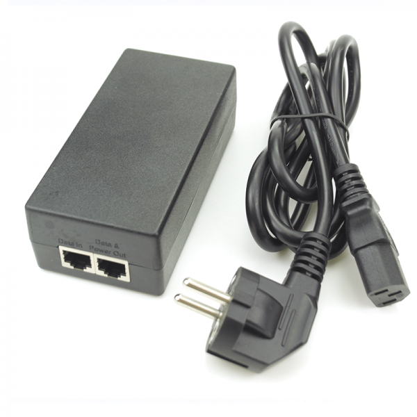 KRE-4801253D,48Vdc1.25A 60W POE injector, 60W POE power adapter